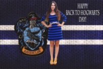 Ravenclaw Inspired Blue Stripe Dress